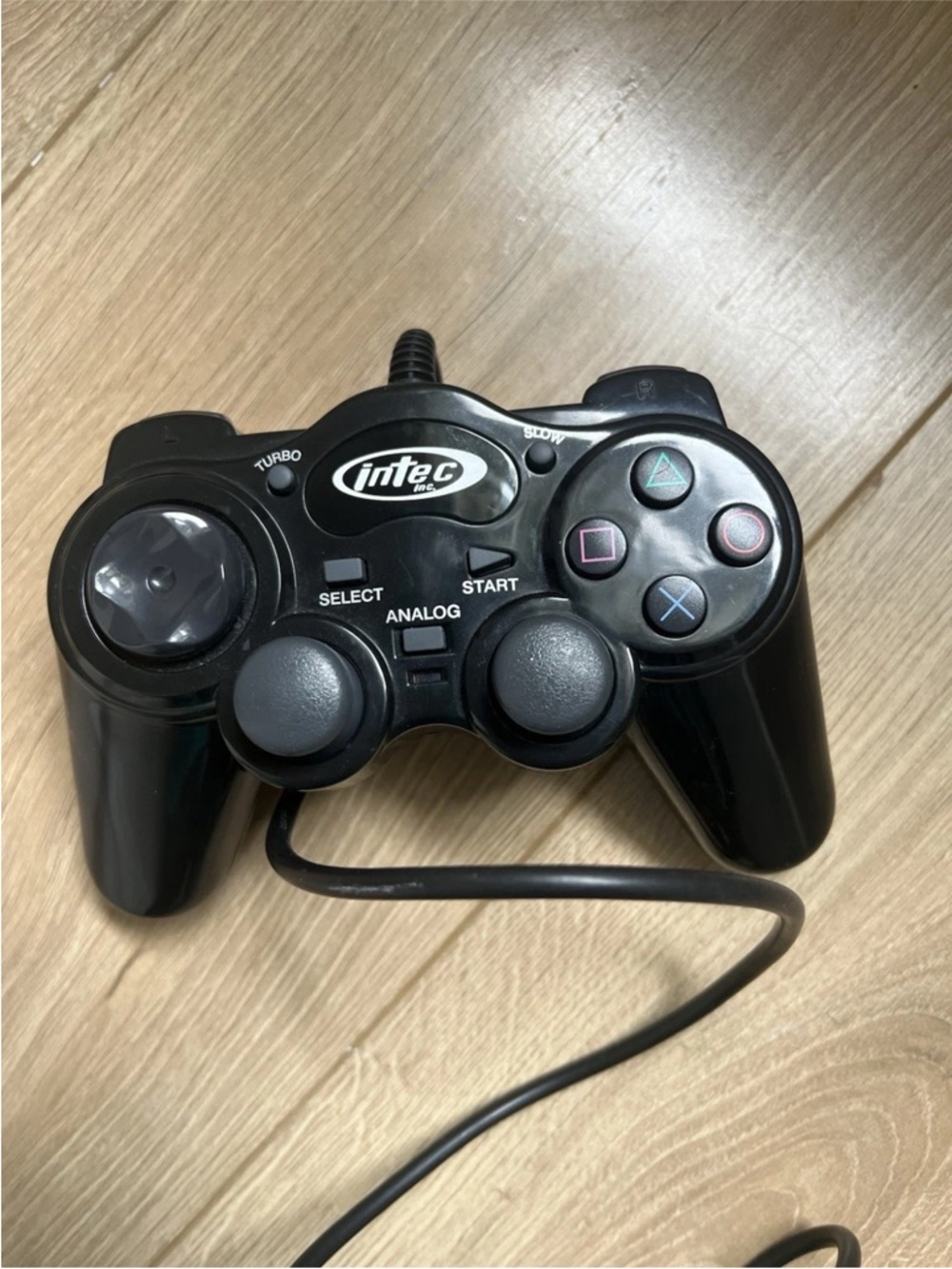 Intec Wired Controller Turbo Analog 6ft Black for Sony PlayStation 2